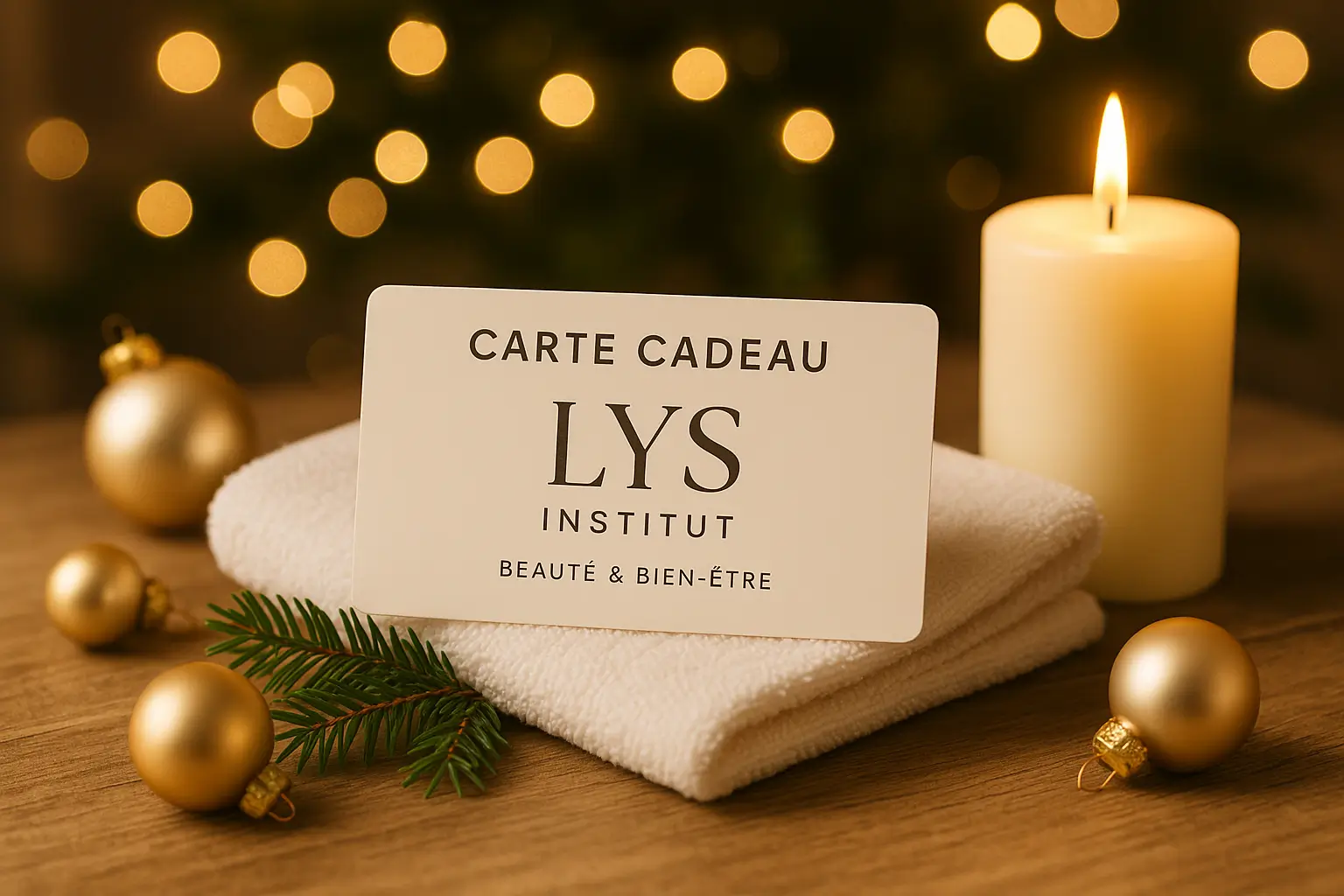 Carte Cadeau Noël - LYS Institut Beauté & Bien-être
